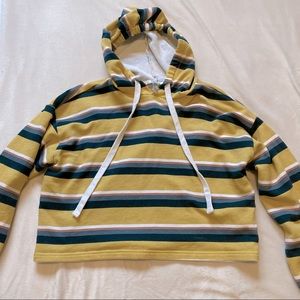 Varsity Cropped Hoodie